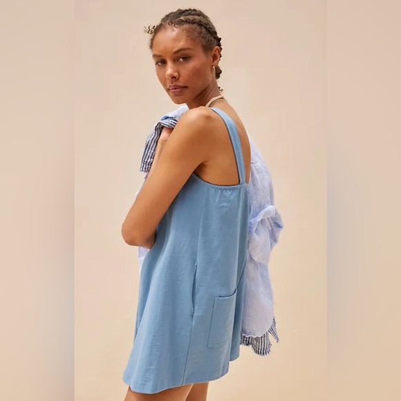 28. NWOT Free People Nichola Romper - Picture 2 of 5